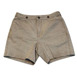 Gamine Workwear Womens Gusseted Shorts Size 7 Cotton Made In USA